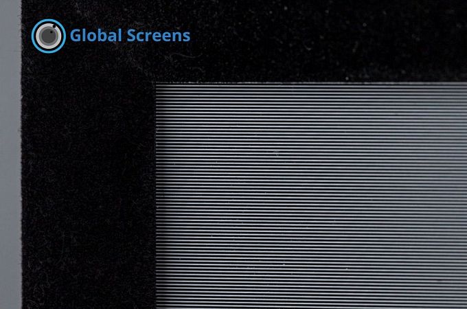 Экран встраиваемый в потолок с системой натяжения Global Screens Intelligent HomeScreen ICL1-100 125*221 Black Code UST 0.5