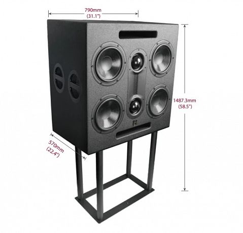 Корпусная кинотеатральная LCR акустика Aperion Audio Theatrus T87