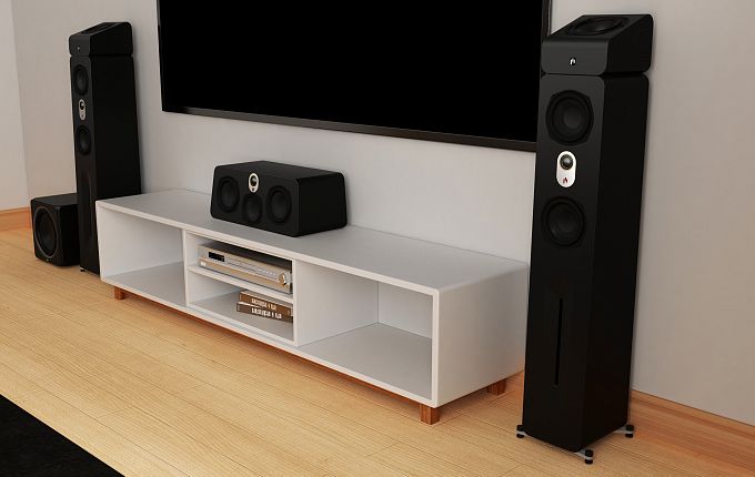 Акустика центрального канала Aperion Audio Novus N5C Gloss Black