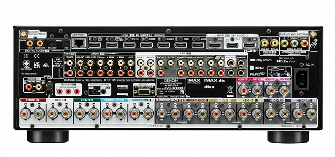 AV-ресивер Denon AVC-X6800H 7.4.4 silver