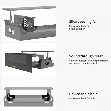 Моторизованная консоль для ультракороткофокусных лазерных проекторов Intelligent DIY Console