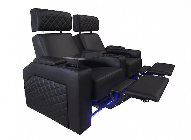 Комплект из 3-х моторизированных кресел-реклайнеров 7Seats Forza Comfort Edition (4 подлокотника) 100% кожа