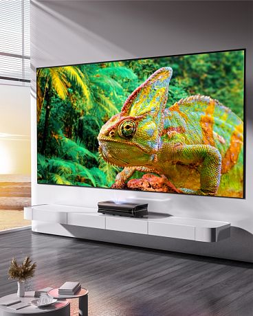 Ультракороткофокусный лазерный 4K 3D проектор AWOL Vision LTV-3500 Max Cinemascope Pearl White  (Google TV)