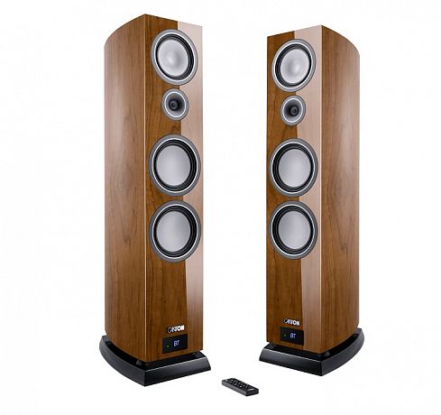 Активная напольная акустика Canton Smart Vento 9 S2 Walnut light high gloss (пара)