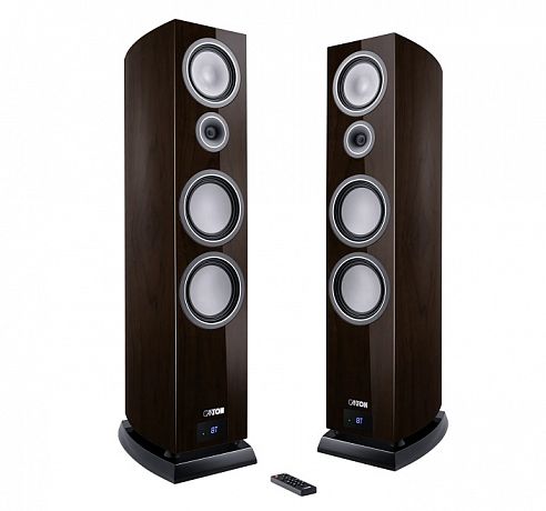 Активная напольная акустика Canton Smart Vento 9 S2 Walnut dark high gloss (пара)