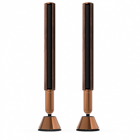 Активная напольная акустика Bang&Olufsen Beolab 28 Bronze Tone/Walnut (Floor Stand) пара